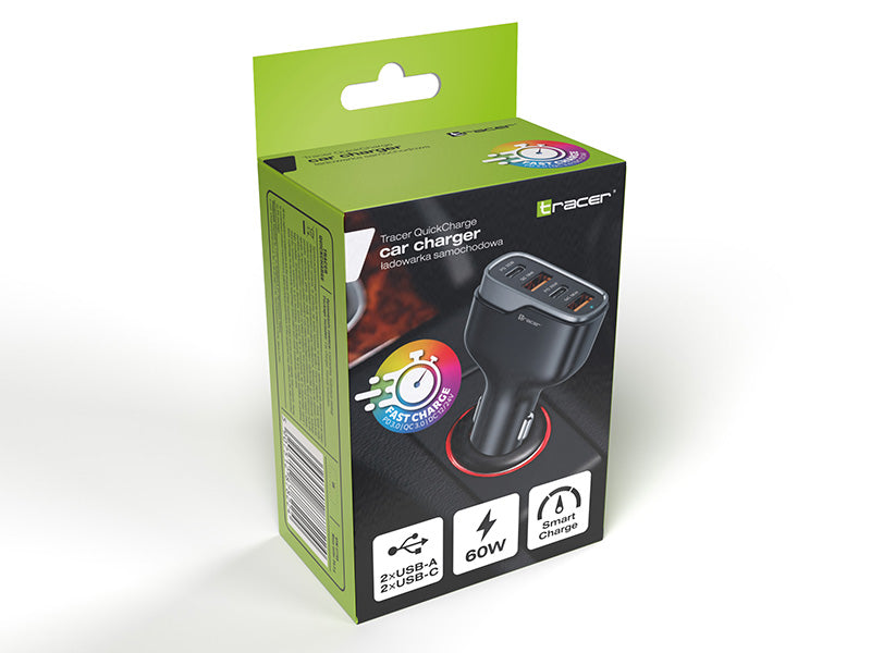 TRACER Car Charger QuickCharger 60W