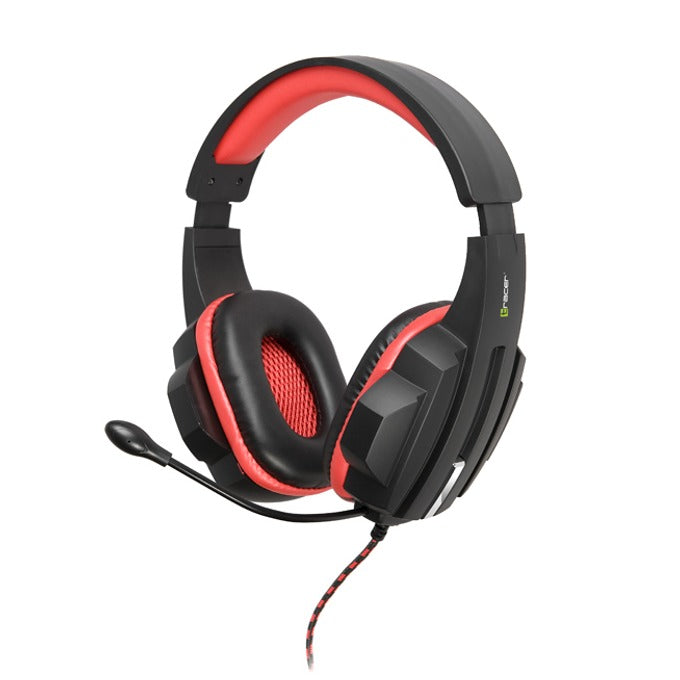 Tracer Headphone+microphone Expert Red