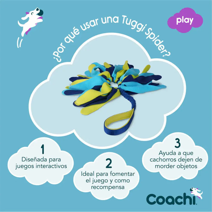 Training toy Coachi TUGGI SPIDER Blue - Домашни Животни<<<Дом Градина<<<BigBuy&&&Играчки<<<Домашни Животни<<<Дом
