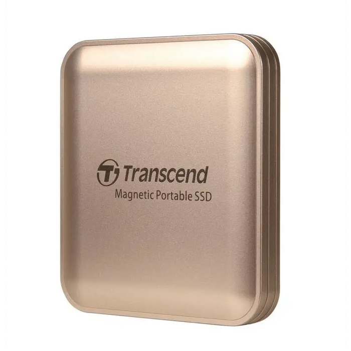 Transcend 1TB External SSD ESD420G USB 20Gbps Type C Magsafe Champagne Gold - SSD дискове<<<Transcend памети и