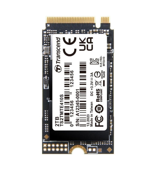 Transcend 2TB M.2 2242 PCIe Gen4x4 NVMe 3D TLC DRAM-less - SSD дискове<<<Transcend памети и