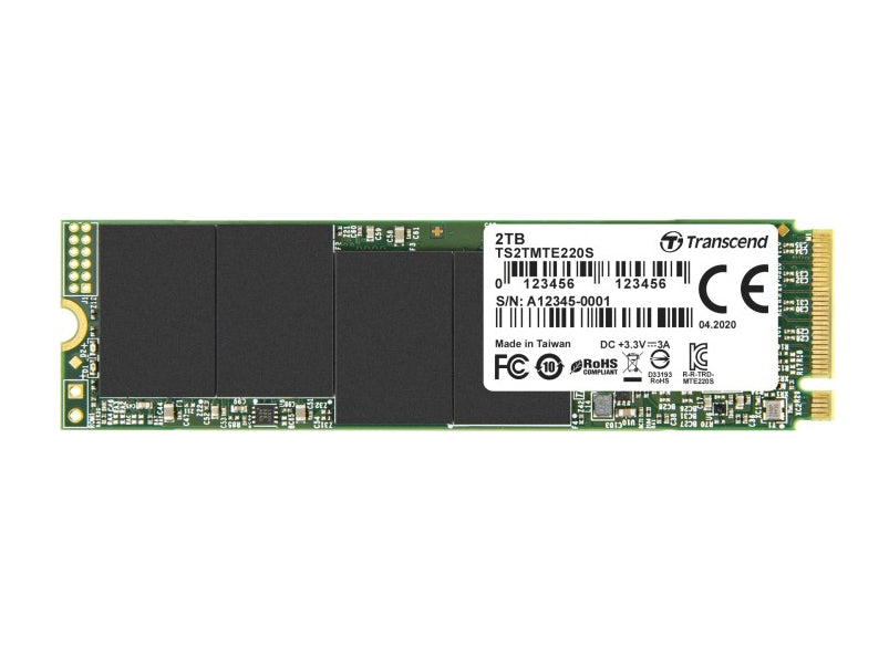 Transcend 2TB M.2 2280 PCIe Gen3x4 M-Key 3D TLC with Dram - SSD дискове<<<Transcend памети и