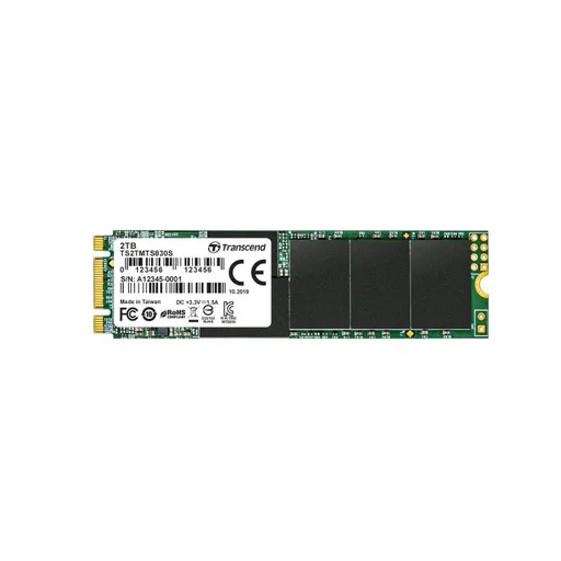 Transcend 2TB M.2 2280 SSD SATA3 B + M Key TLC - SSD дискове<<<Transcend памети и аксесоари<<<TRANSCEND<<<PolyComp