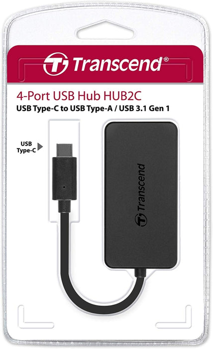 Transcend 4-Port HUB, USB 3.1 Gen 1, Type C