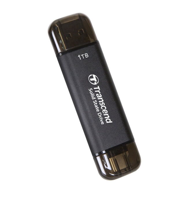 Transcend 1TB, External SSD, ESD310C, USB 10Gbps, Type C/A, Black