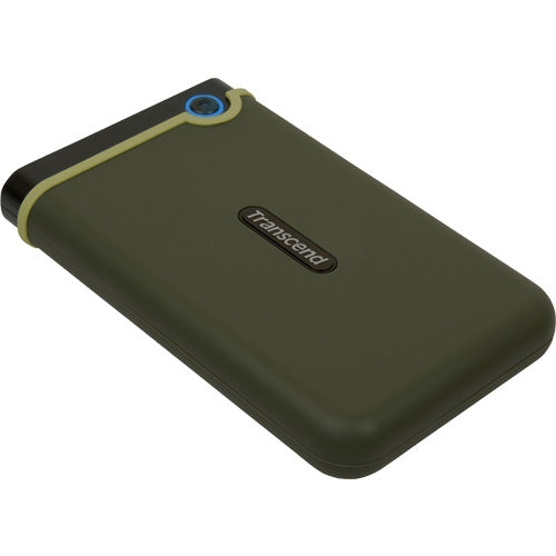 Transcend 2TB, 2.5" Portable HDD, StoreJet M3, Military Green, Slim