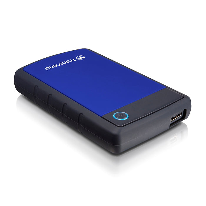 Transcend 4TB, 2.5" Portable HDD, StoreJet H3, Blue, Anti-shock