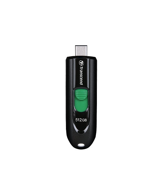 Transcend 512GB, USB3.2, Pen Drive, Type-C, Capless, Black