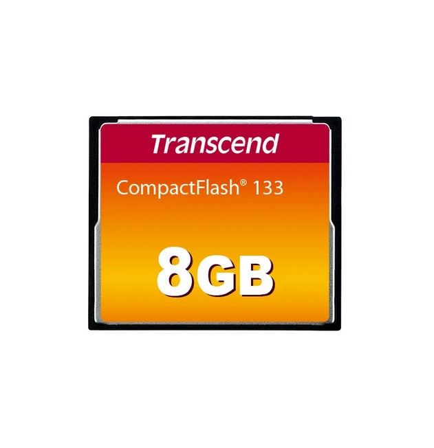 Transcend 8GB, CF Card, MLC, 133X