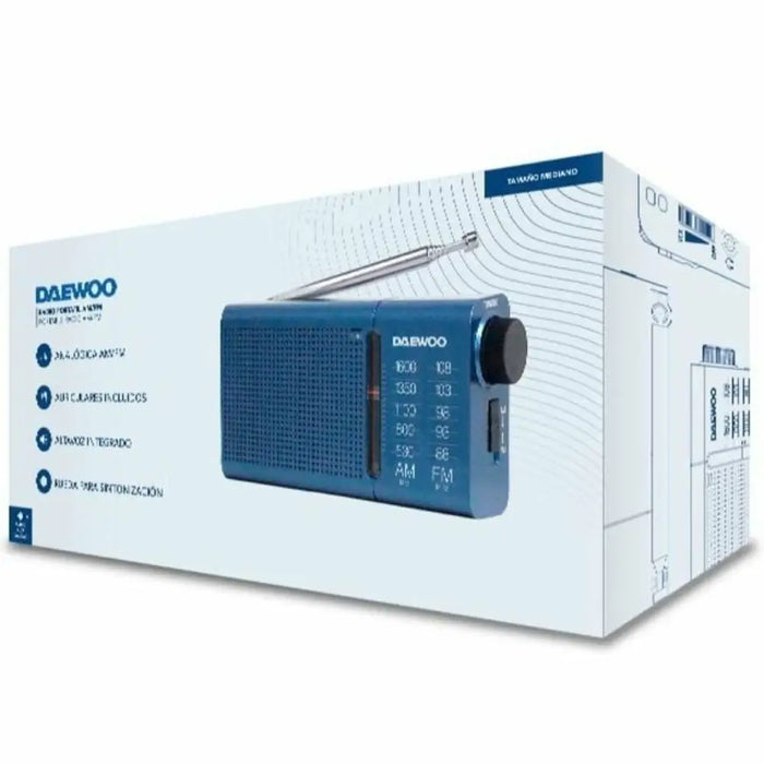 Transistor Radio Daewoo DW1036 Blue - Електроника Звук<<<Компютри| Електроника<<<BigBuy&&&CD радио<<<Електроника