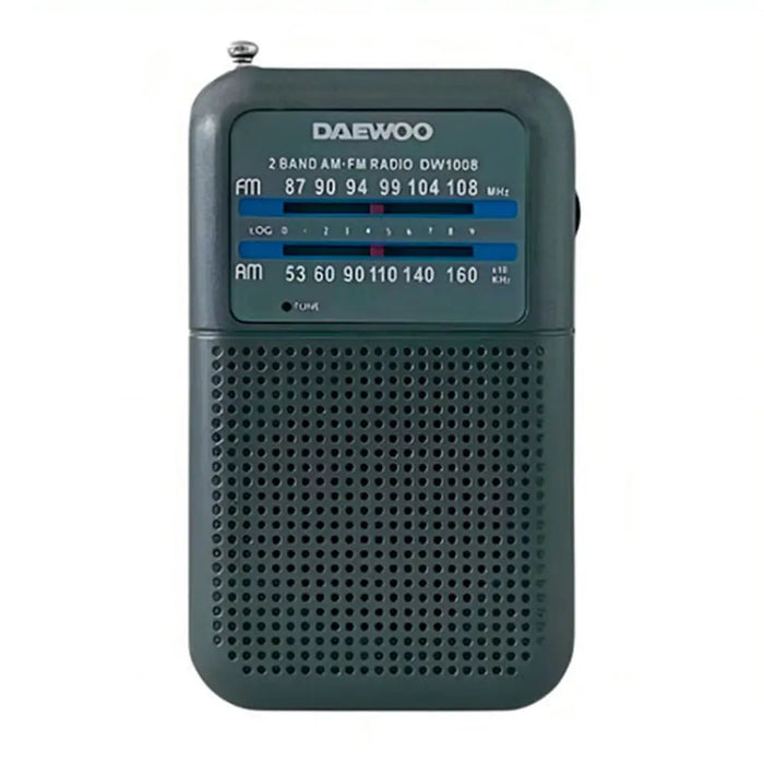 Transistor Radio Daewoo FM Black Retro - Електроника Звук<<<Компютри| Електроника<<<BigBuy&&&CD радио<<<Електроника
