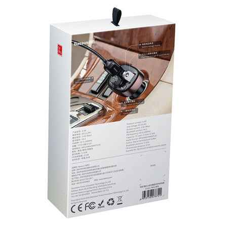 Transmitter FM Baseus T-typed S-09 Bluetooth (black) - Car transmitters<<<Car accessories<<<InnproXML&&&Ładowarki