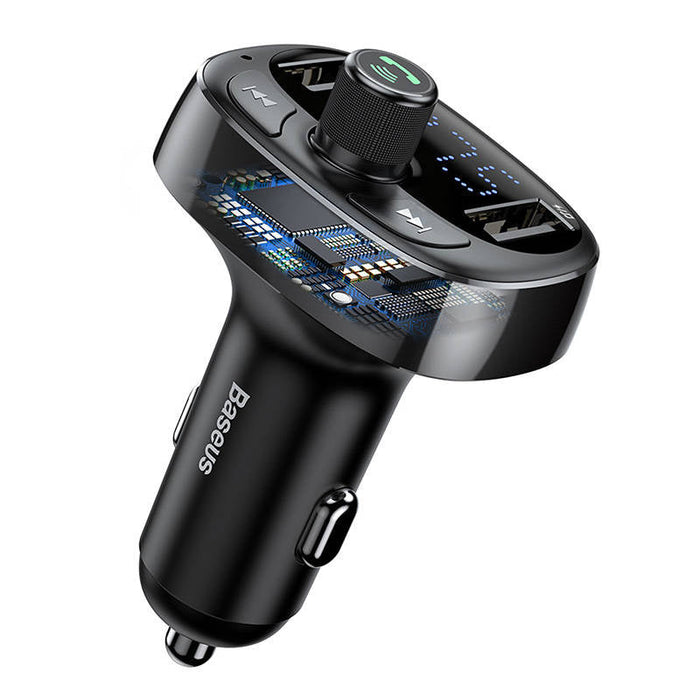 Transmitter FM Baseus T-typed S-09 Bluetooth (black) - Car transmitters<<<Car accessories<<<InnproXML&&&Ładowarki