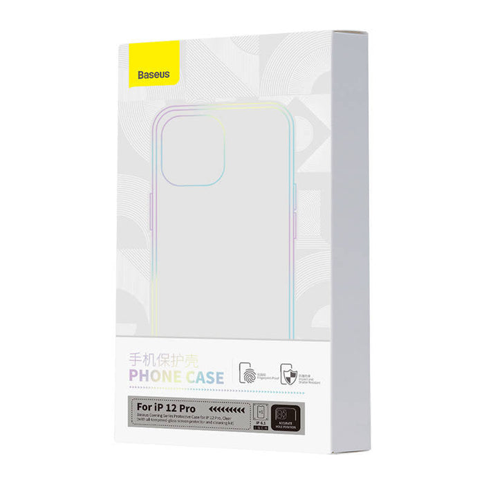 Transparent Case and Tempered Glass set Baseus Corning for iPhone 12 Pro - Protective cases