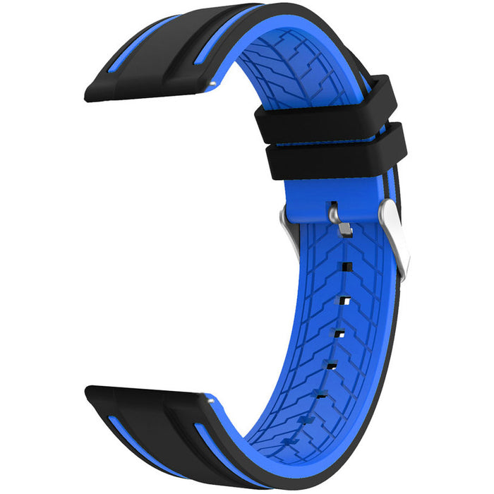 SILICONE STRAP TRENDER TR-GM22BKBL 22 mm GAMER BLACK/BLUE