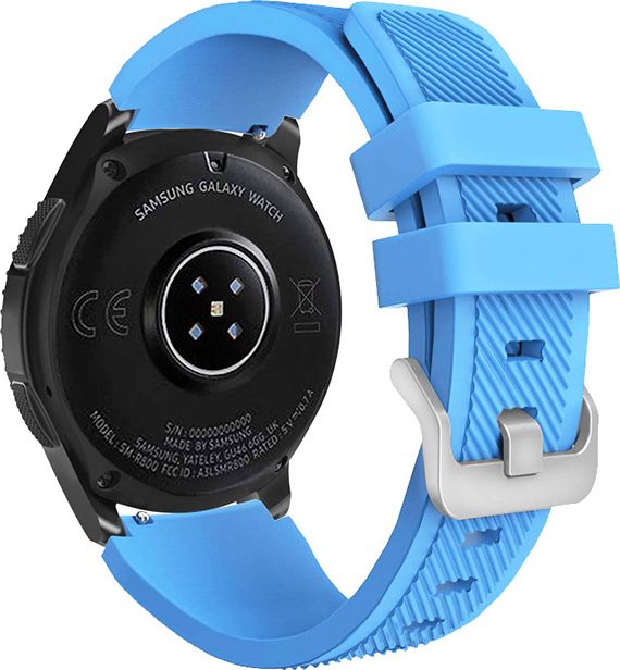 SILICONE STRAP TRENDER TR-SL22GBL 22 MM GROOVE BLUE