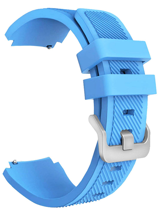 SILICONE STRAP TRENDER TR-SL22GBL 22 MM GROOVE BLUE
