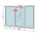 TRICRILL PVC WINDOW PROFILINK 5-CHAMBER 210X140 CM. WHITE - Прозорци<<<Прозорци<<<Строителни материали<<<Praktiker