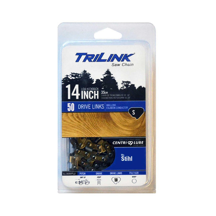 CHAIN 14'' 3/8'' 1.3MM 50 LINKS TRILINK