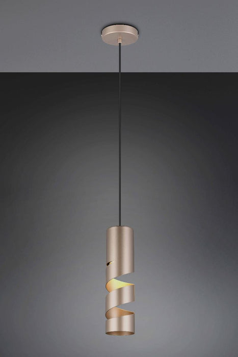 STREAM TRIO PENDANT 1XGU10 METAL COFFEE