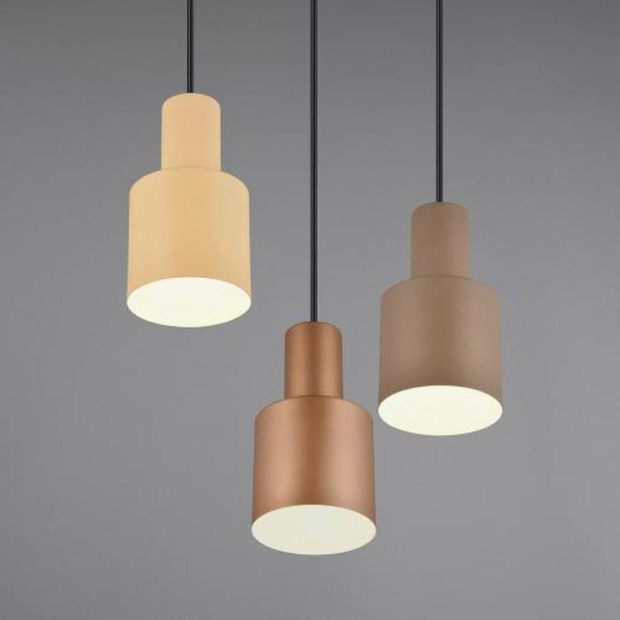 CHANDELIER AGUDO TRIO 3XE27 METAL 3 COLORS