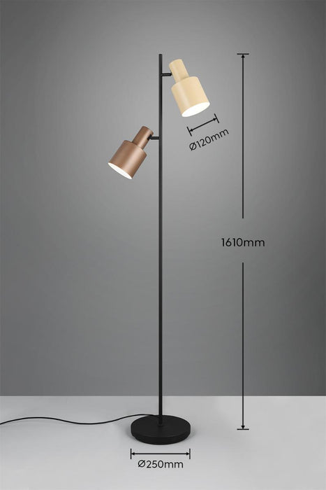 LAMP AGUDO TRIO 2X E27 METAL