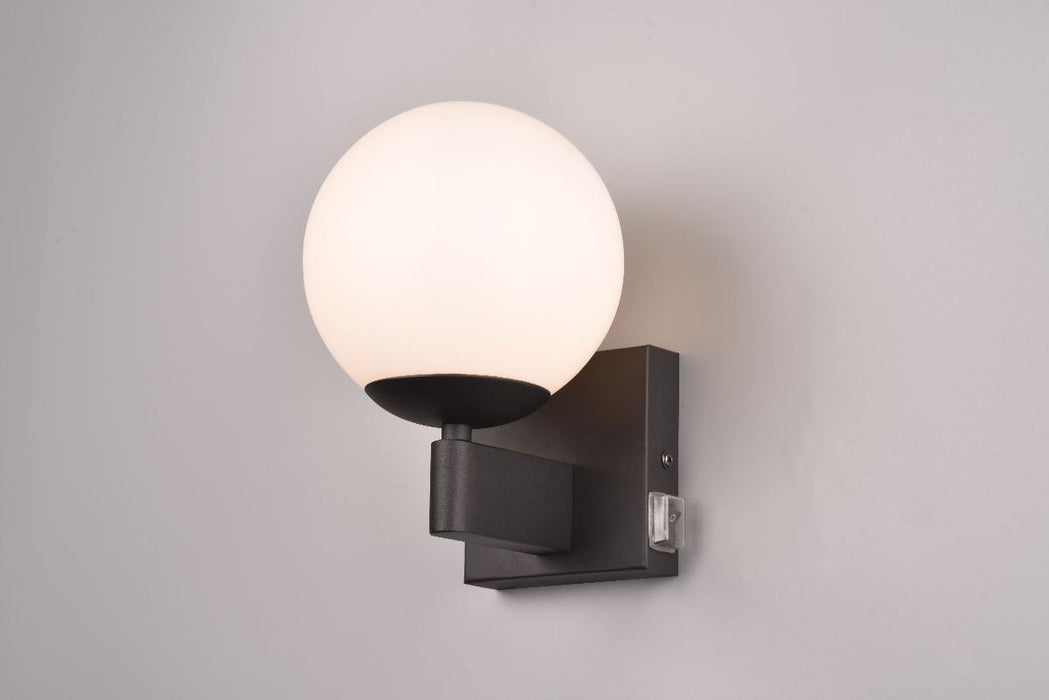 WALL LAMP KULA 1XE14 BLACK IP44 TRIO