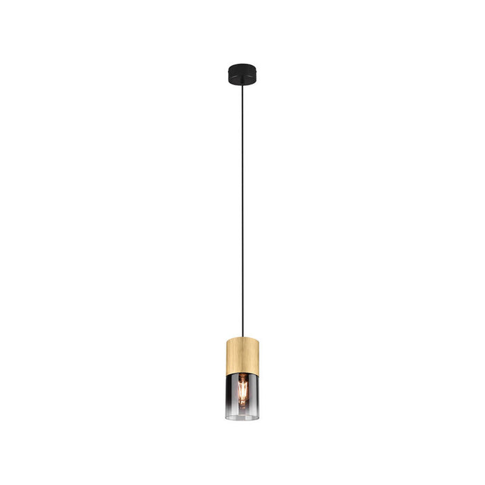 PENDANT E27 BLACK/GOLD TRIO ROBIN