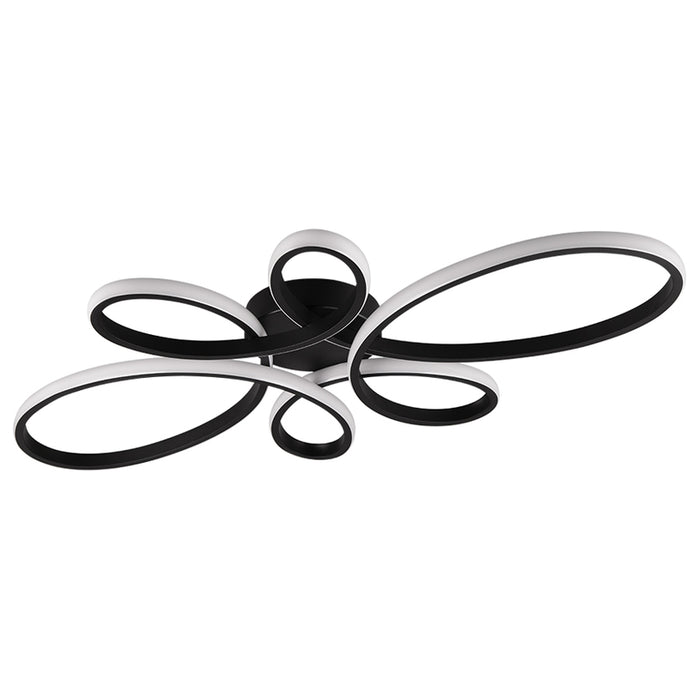 LED CEILING LIGHT 32W 3900LM 3000K BLACK TRIO FLY