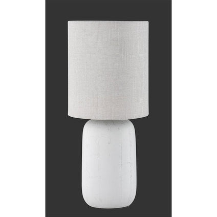 TABLE LAMP CLAY 40W E14, H35 CM ECRUE TRIO
