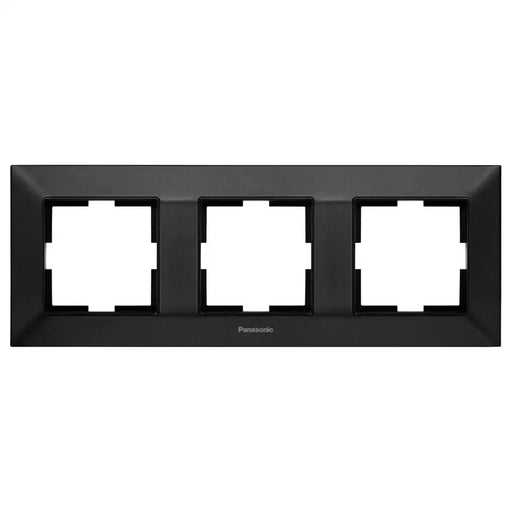 TRIPLE BLACK PANASONIC ARKEDIA SLIM FRAME - Ключове и контакти<<<Електроматериали<<<Praktiker&&&Ключове и