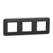 TRIPLE FRAME ANTHRACITE SCHNEIDER UNICA (NU400654) - Ключове и контакти<<<Електроматериали<<<Praktiker&&&Ключове и