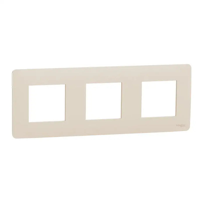 TRIPLE FRAME IVORY SCHNEIDER UNICA (NU200644) - Ключове и контакти<<<Електроматериали<<<Praktiker&&&Ключове и