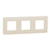 TRIPLE FRAME IVORY SCHNEIDER UNICA (NU200644) - Ключове и контакти<<<Електроматериали<<<Praktiker&&&Ключове и