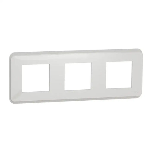 TRIPLE FRAME WHITE SCHNEIDER UNICA (NU400618) - Ключове и контакти<<<Електроматериали<<<Praktiker&&&Ключове и