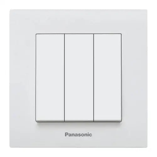 TRIPLE KEY PANASONIC KARRE PLUS - Ключове и контакти<<<Електроматериали<<<Praktiker&&&Ключове и