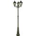 TRIPLE LANTERN 200CM SILVER PATINA 3XE27 BELIGHT - Градински фенери<<<Външно
