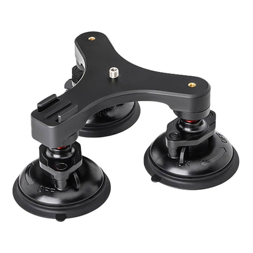 Triple Suction Cup Car Mount Sunnylife for cameras phones etc. (ZJ771) - Straps mounts