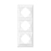 TRIPLE VERTICAL FRAME VF-BNFR3V-W BINERA VIDEX - Ключове контакти димери и розетки<<<Електроматериали<<<AmperelB2B