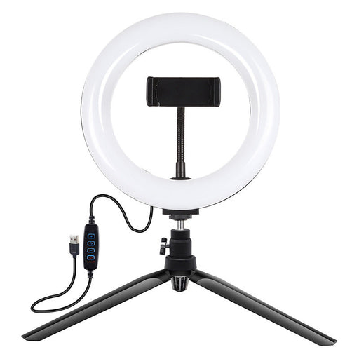 Tripod Mount Puluz with 20cm LED Ring Vlogging PKT3073B - Ring lights<<<Photo studio<<<Photo and cameras<<<InnproXML