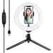 Tripod Mount Puluz with 20cm LED Ring Vlogging PKT3073B - Ring lights<<<Photo studio<<<Photo and cameras<<<InnproXML