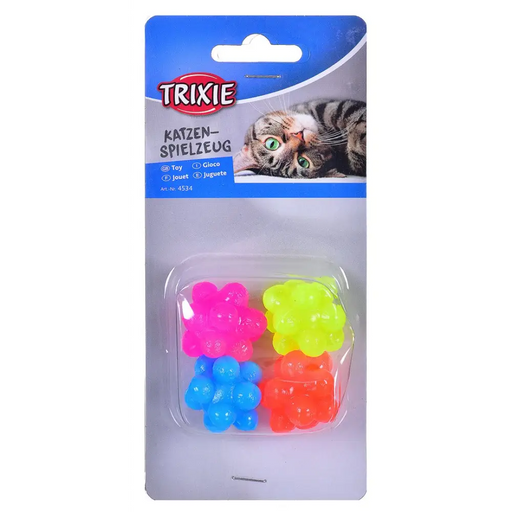 TRIXIE Set of bubble balls 3.5cm 4 pcs - ToysDLP-ZAB<<<For the dogDLP<<<ActionPL