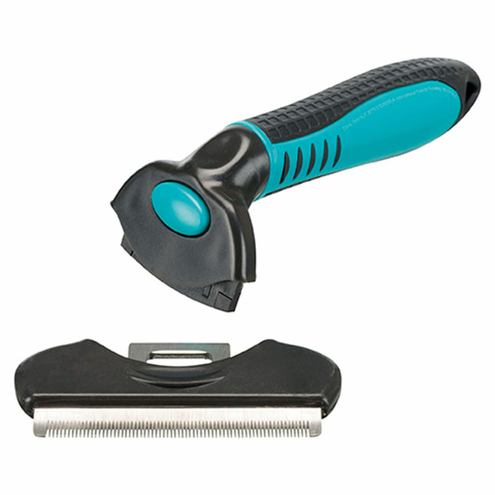 Backcombing brush Trixie Black Turquoise