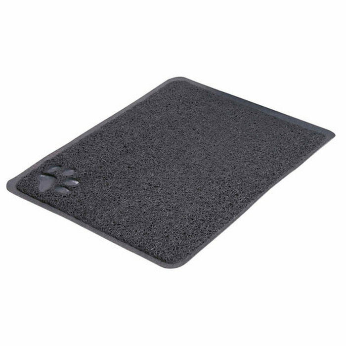 Cat Litter Tray Mat Trixie Anthracite PVC 37 × 45 cm