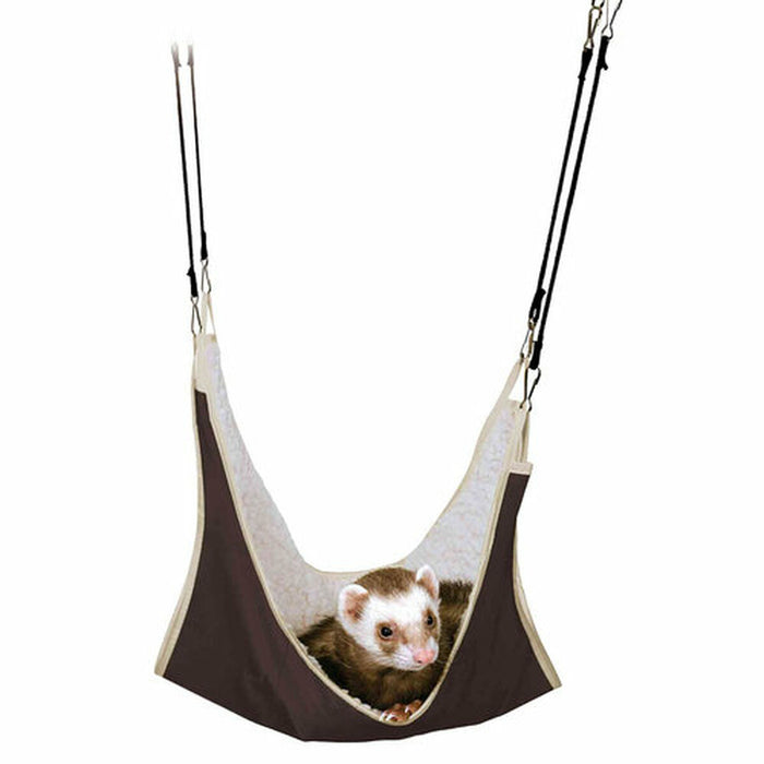 Hanging Hammock Trixie 30 × 30 CM Silver Cotton