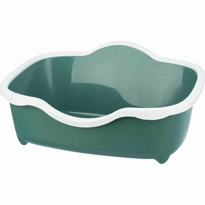 Cat Litter Box Trixie Davio White Green Plastic 56 x 26 x 39 cm