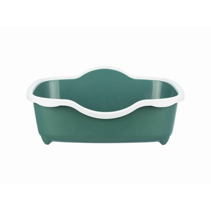 Cat Litter Box Trixie Davio White Green Plastic 56 x 26 x 39 cm
