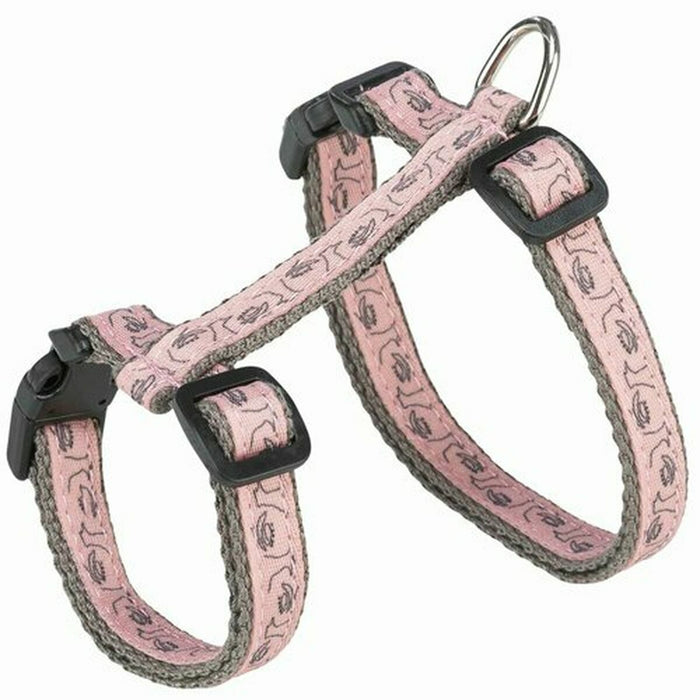 Cat Harness Trixie Grey Pink 27-45 cm