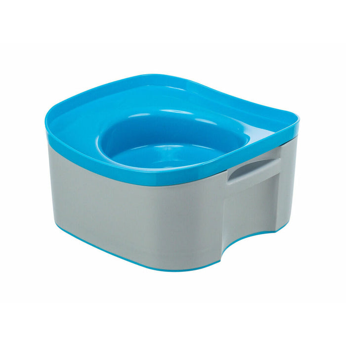 Cooling Pet Water Bowl Trixie Blue Dark grey Plastic 21 × 11 × 21 CM