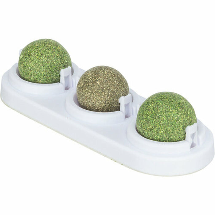 Cat toy Trixie White Green Balls